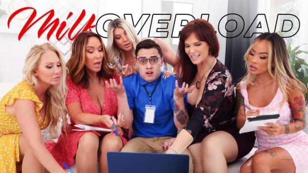 [MILFOverload] Syren D Mer, Alexis Malone, Rachel Steele Lind Tech Help Overload