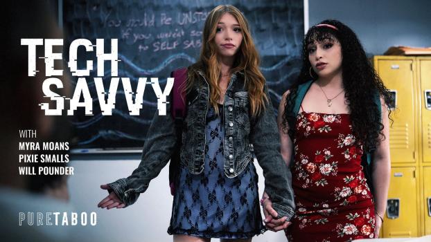 Myra Moans, Pixie Smalls – Tech Savvy | PureTaboo